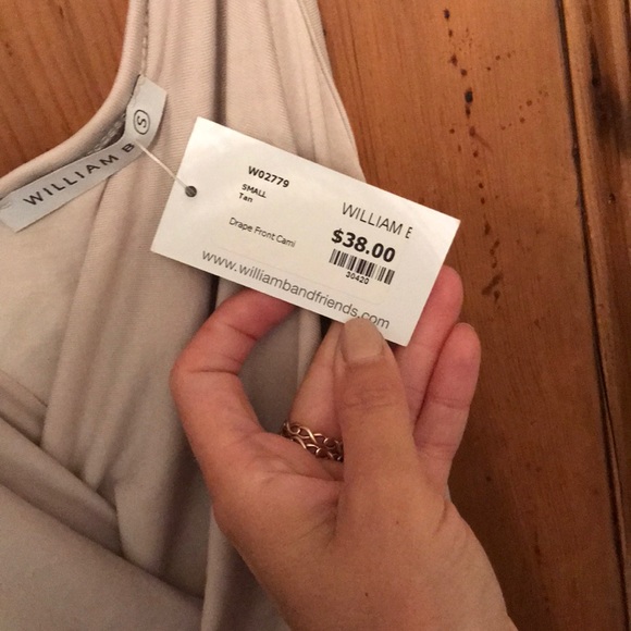 William B drape front cami - Picture 3 of 3